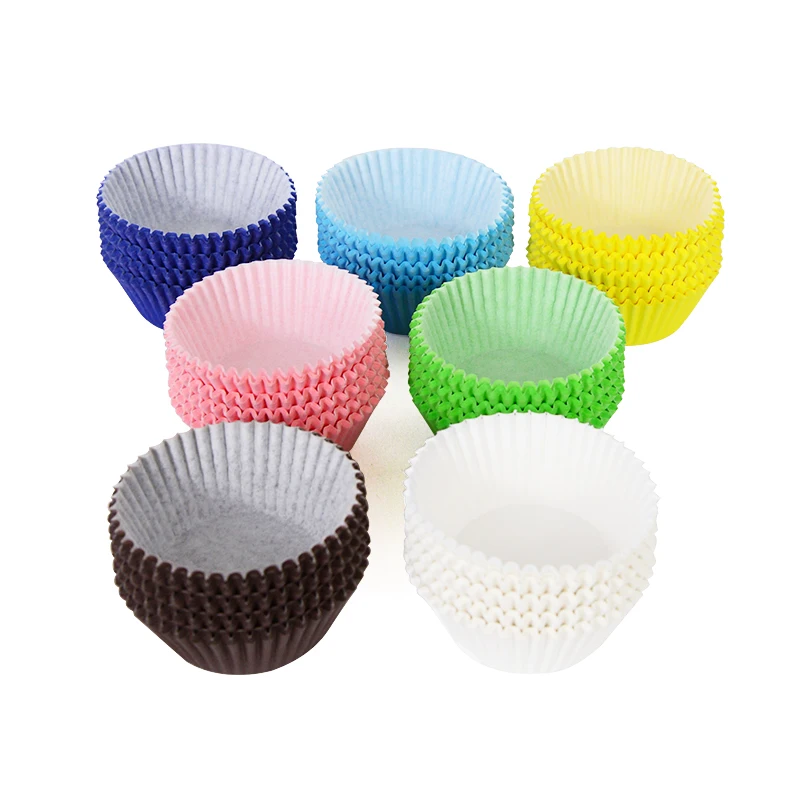 100Pcs Cupcake Moulds Paper Cupcake Liners Muffin Cupcake Holder Disposable Greaseproof Baking Dessert Cake Cup Mold