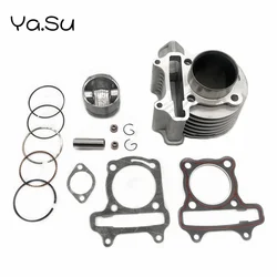 52.4mm Motorcycle Cylinder Piston Ring Gasket Kit For GY6 125CC Motorcycle Engine Accessories