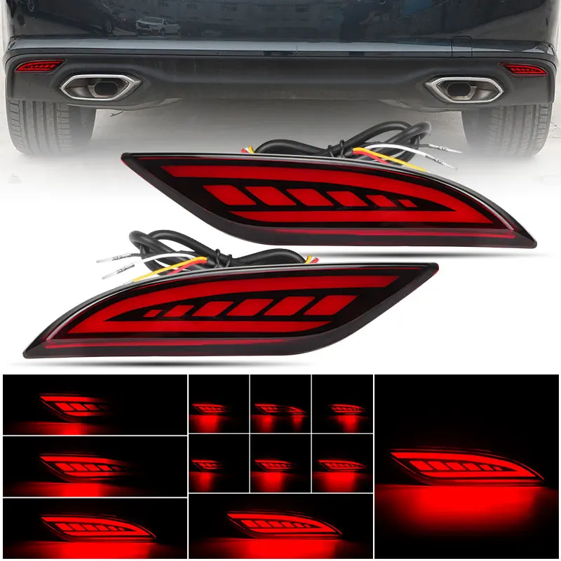 

Светодиодный отражатель заднего бампера, сигнальная лампа заднего тормоза, указатель поворота для Chevy Malibu 2016 2017 2018 2019 2020 2021 2022 12 В