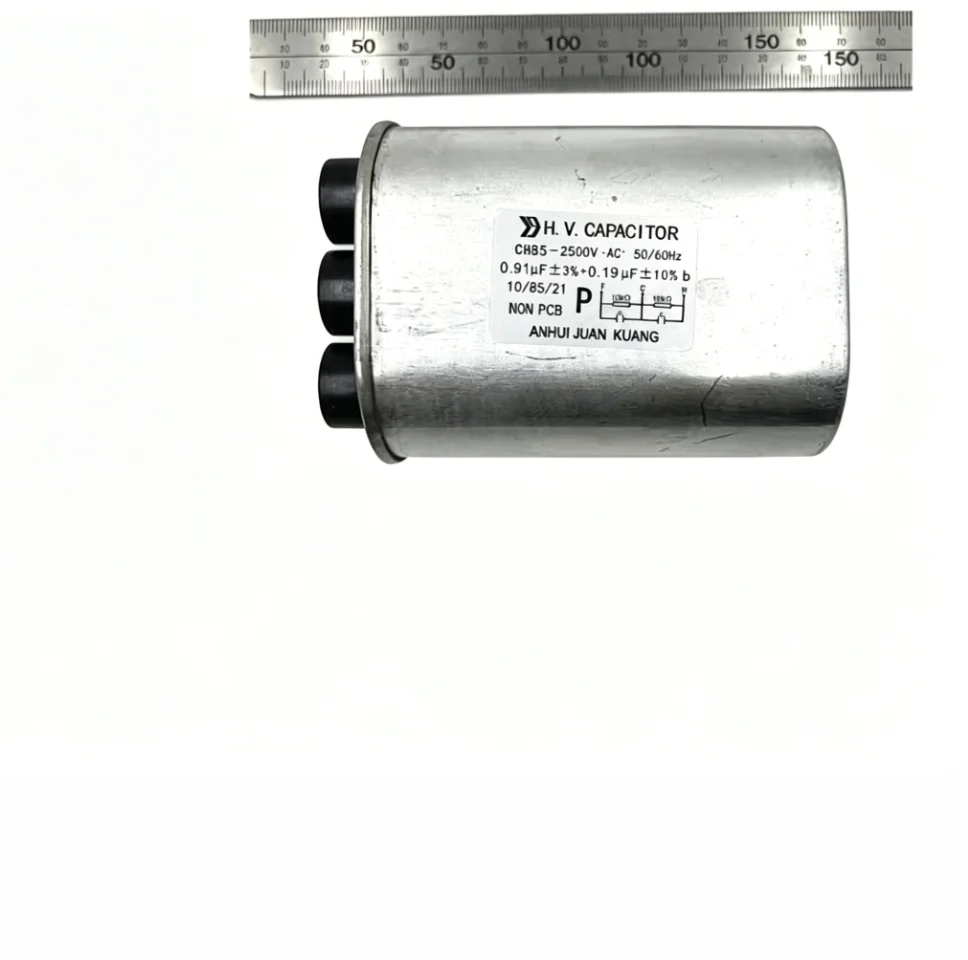 Condensador TurboChef 100232, Alto Voltaje, Doble, 0.91UF0.19UF