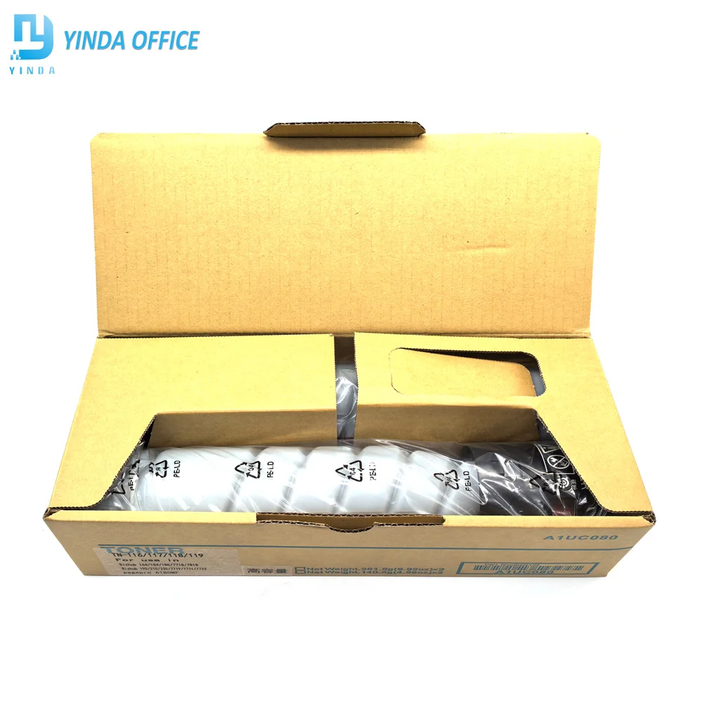 2pcs/box TN116  TN117 TN119 toner cartridge for Konica Minolta Bizhub 164 184 185 BH164 BH184 BH185 7818