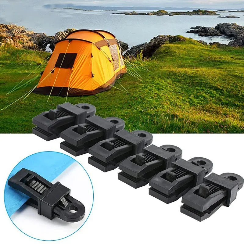 Clips para lona de alta resistencia, abrazaderas para tienda de campaña con agarre de bloqueo, abrazaderas para toldo de lona, Clip para acampar, cubiertas para piscina y coche, 1-10 Uds.