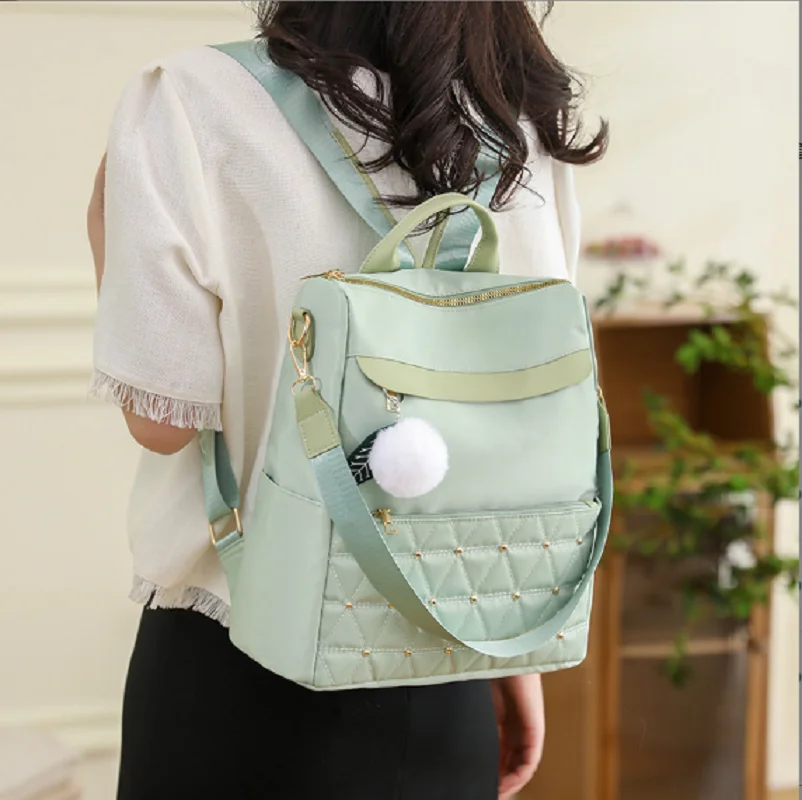 2025 New Fashion Waterproof Oxford Backpack Women Large Capacity Designer Shoulder Bags School Bag Female Casual Travel Knapsack