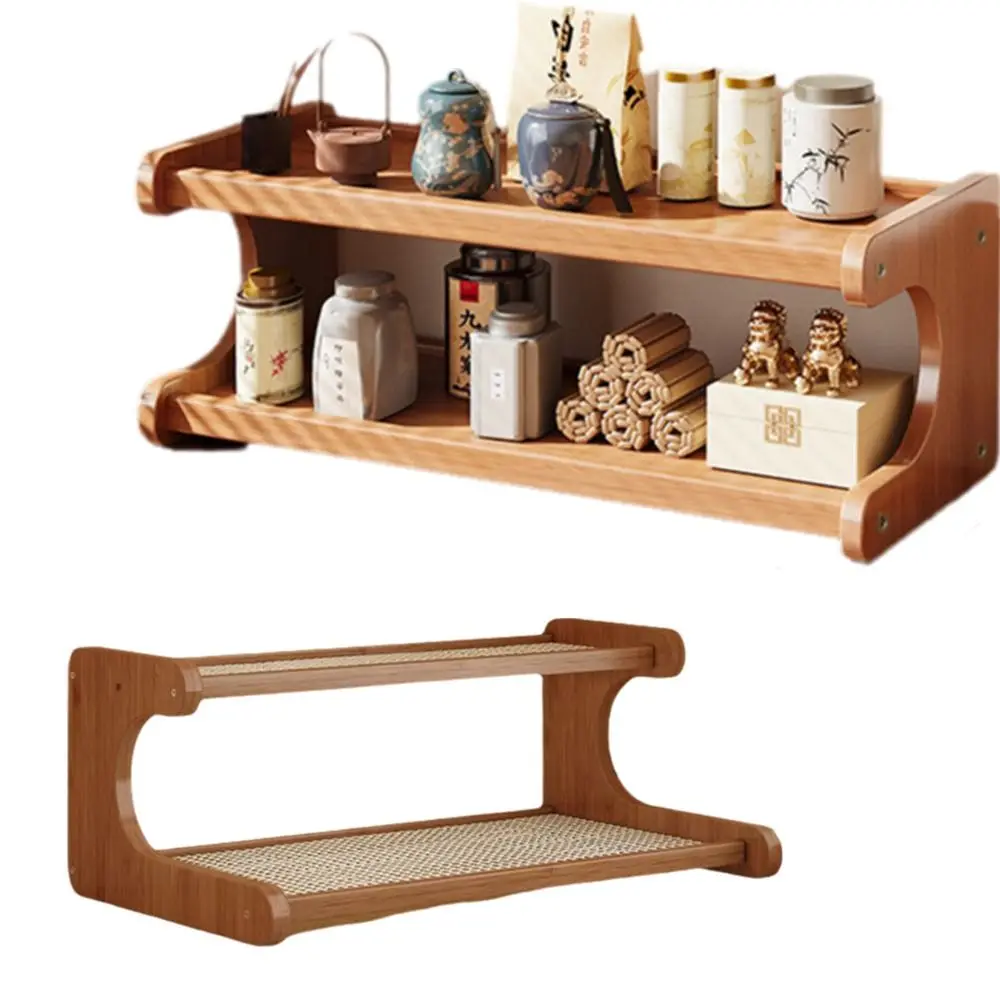 

New Multi-Layer Cup Holder Space-Saving Durable Storage Rack Stepped Sideboards Room Decoration