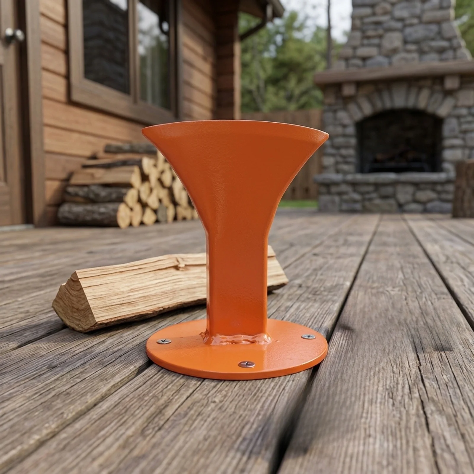 Manual Wood Splitter Camping Garden Sturdiness Sturdy Tool Barbecue Blade Coating Compact Fireplaces  Manual Wood