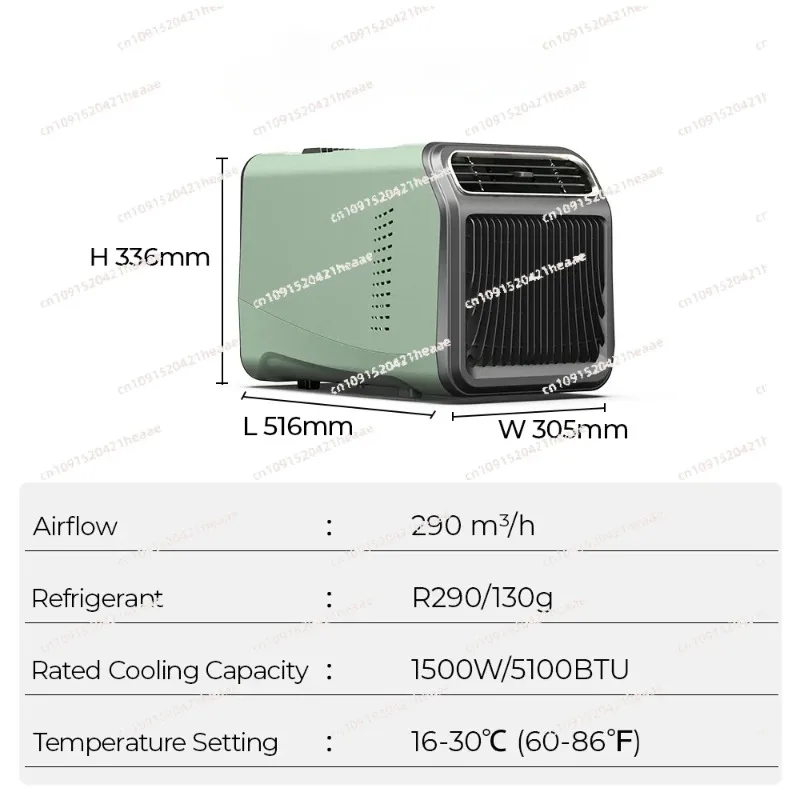 Suitable for 48V Home Portable  110V 220V Energy Saving Outdoor/Tent/ Compressor Mobile smallAir   Conditioner