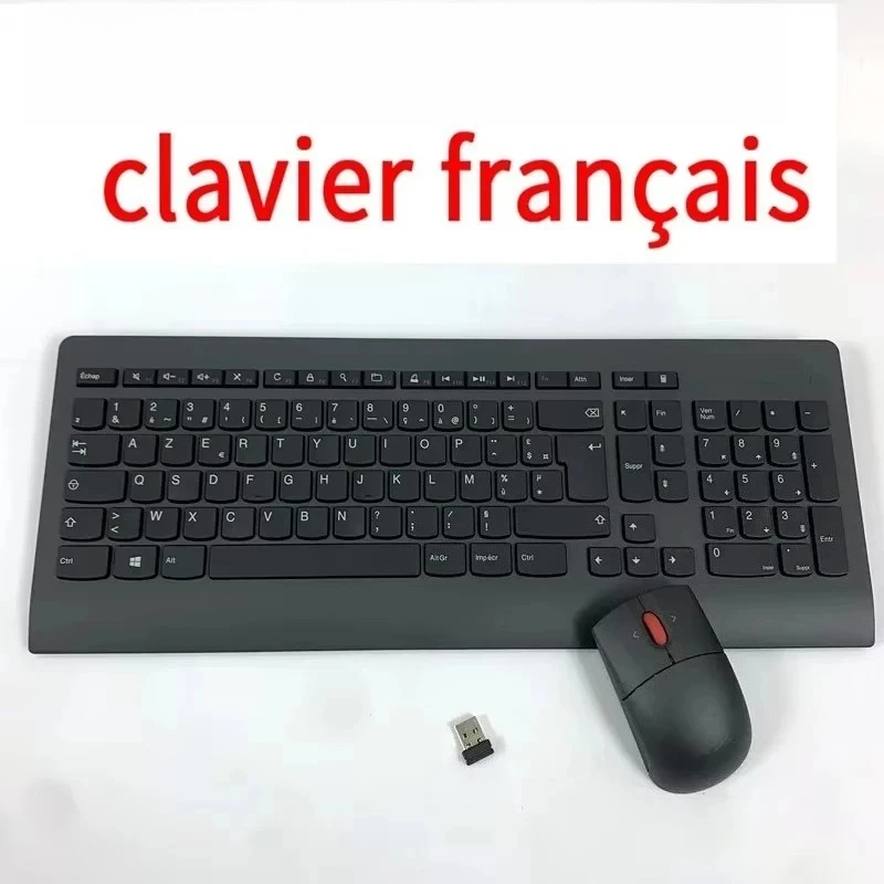 AZERTY French layout KBRF3971 Wireless keyboard and mouse set for lenovo pc