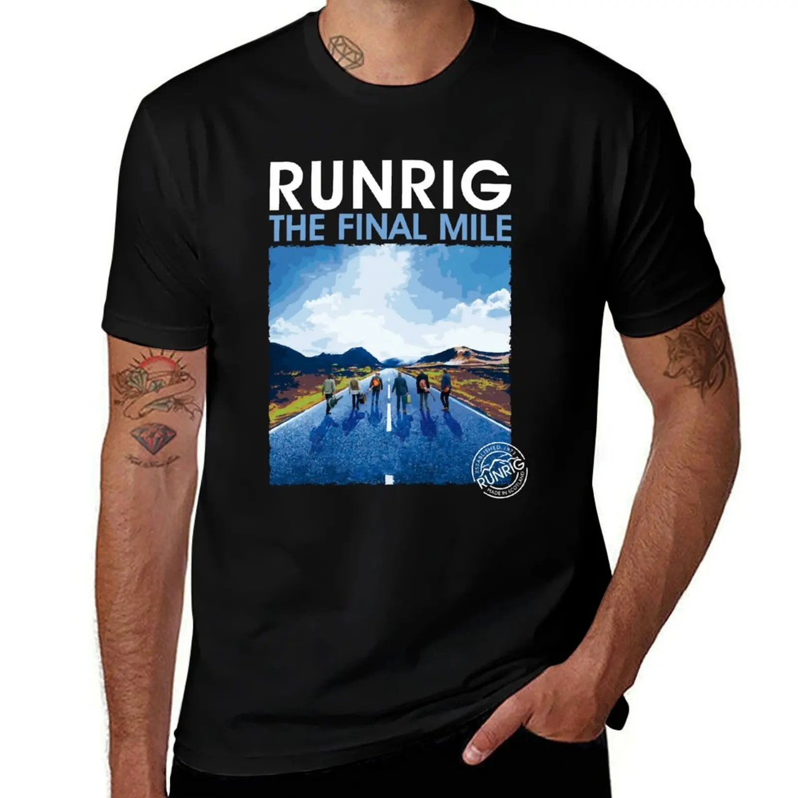 

RUNRIG T-Shirt Summer Sports Quick Dry T-Shirt