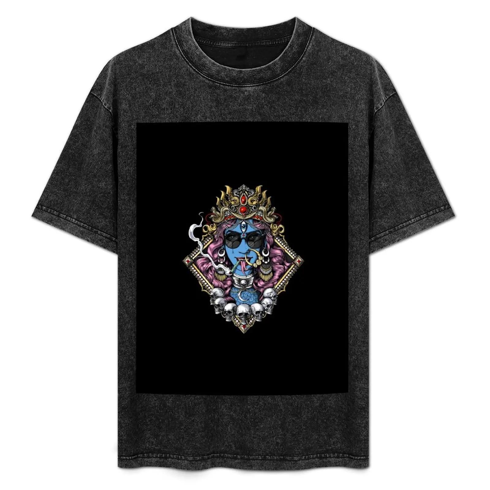 

Kali Hindu Goddess Hippie T-Shirt Anti-Wrinkle Short Sleeve T-Shirt