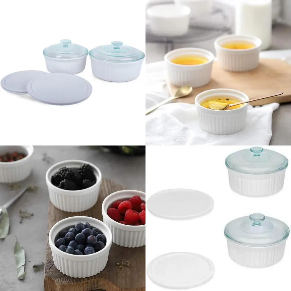 

french white 6-piece bakeware set