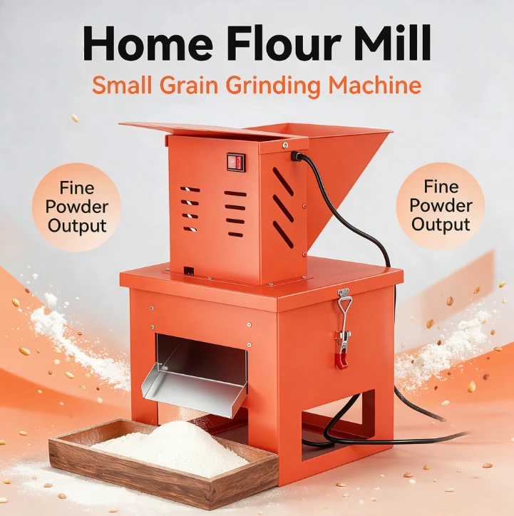 Household Small Grain Milling Machine Super Fine Corn Grinding Miller For Multigrain Powder Chicken Feed Farm Breeding Use