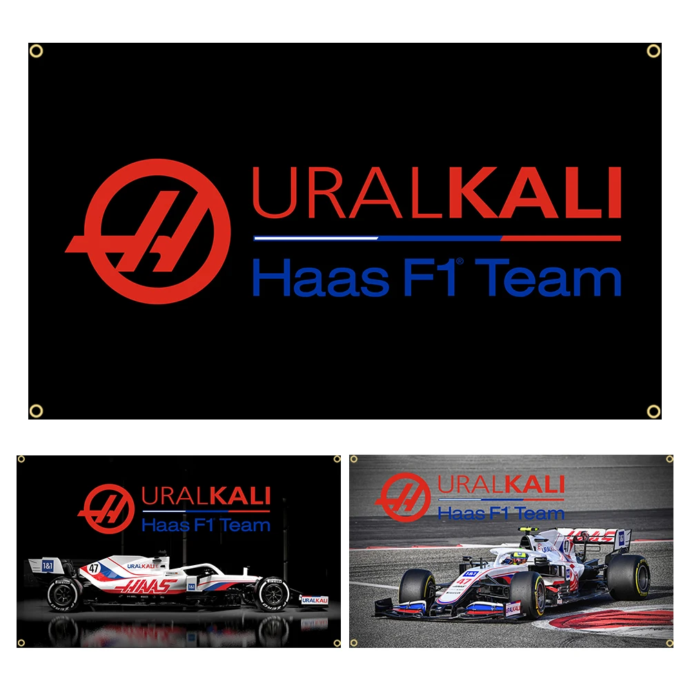 90x150 سنتيمتر Uralkalis Haas فريق العلم البوليستر المطبوعة الديكور راية نسيج #1