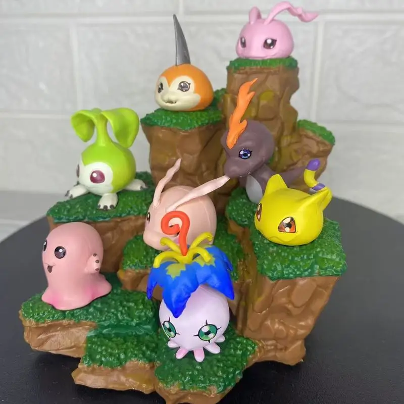 かわいいアニメデジモンアドベンチャーフィギュアピコモンガブモンコロモンモチモントコモンプロトモンアクションフィギュアPVCモデルおもちゃギフト