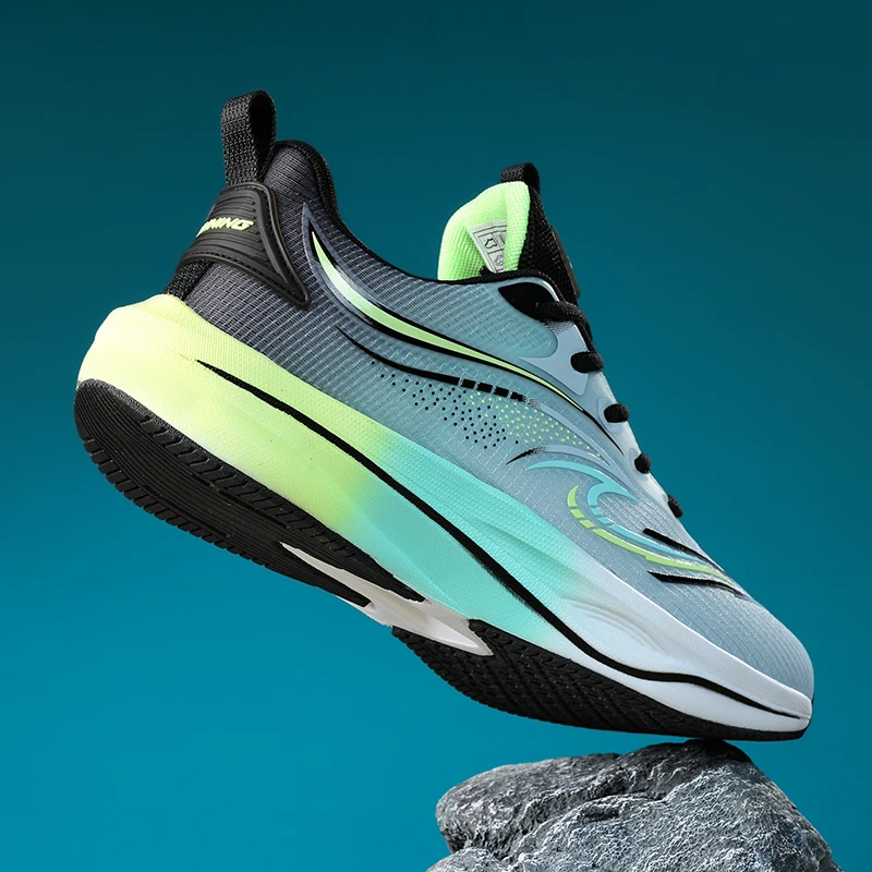 2026Men's Cushioning Running Shoes Lightweight Athletic Casual Sneakers Male Non-Slip Sports Shoes Outdoor Travel Walking Shoes
