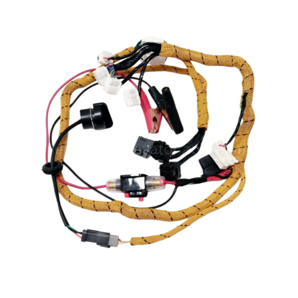 For Kobelco SK200-8 Starter Cable J05/J08/P11C/D04FR Engine Starter Test Harness Excavator Parts