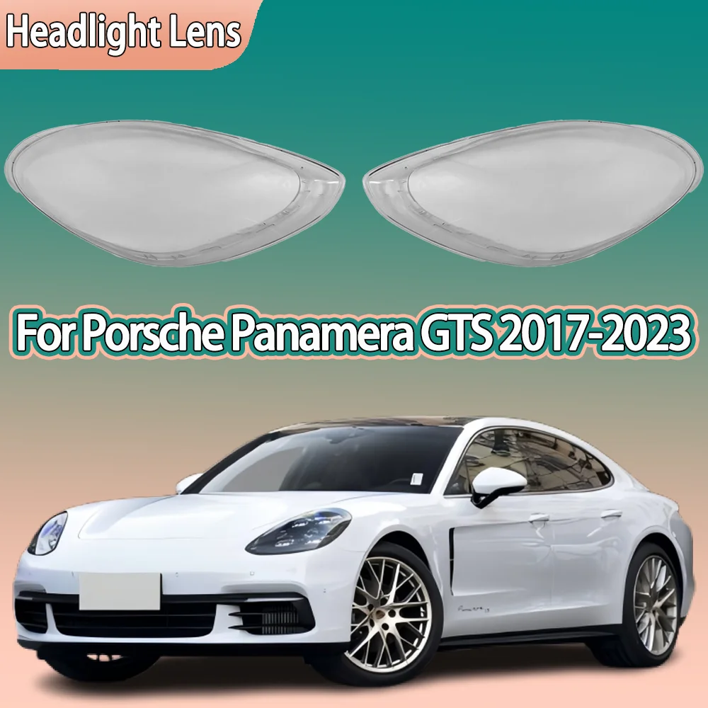 

For Porsche Panamera GTS 2017 2018 2019 2020 2021 2022 2023 Headlamp Cover Headlight Shell Lens Plexiglass Transparent Lampshade