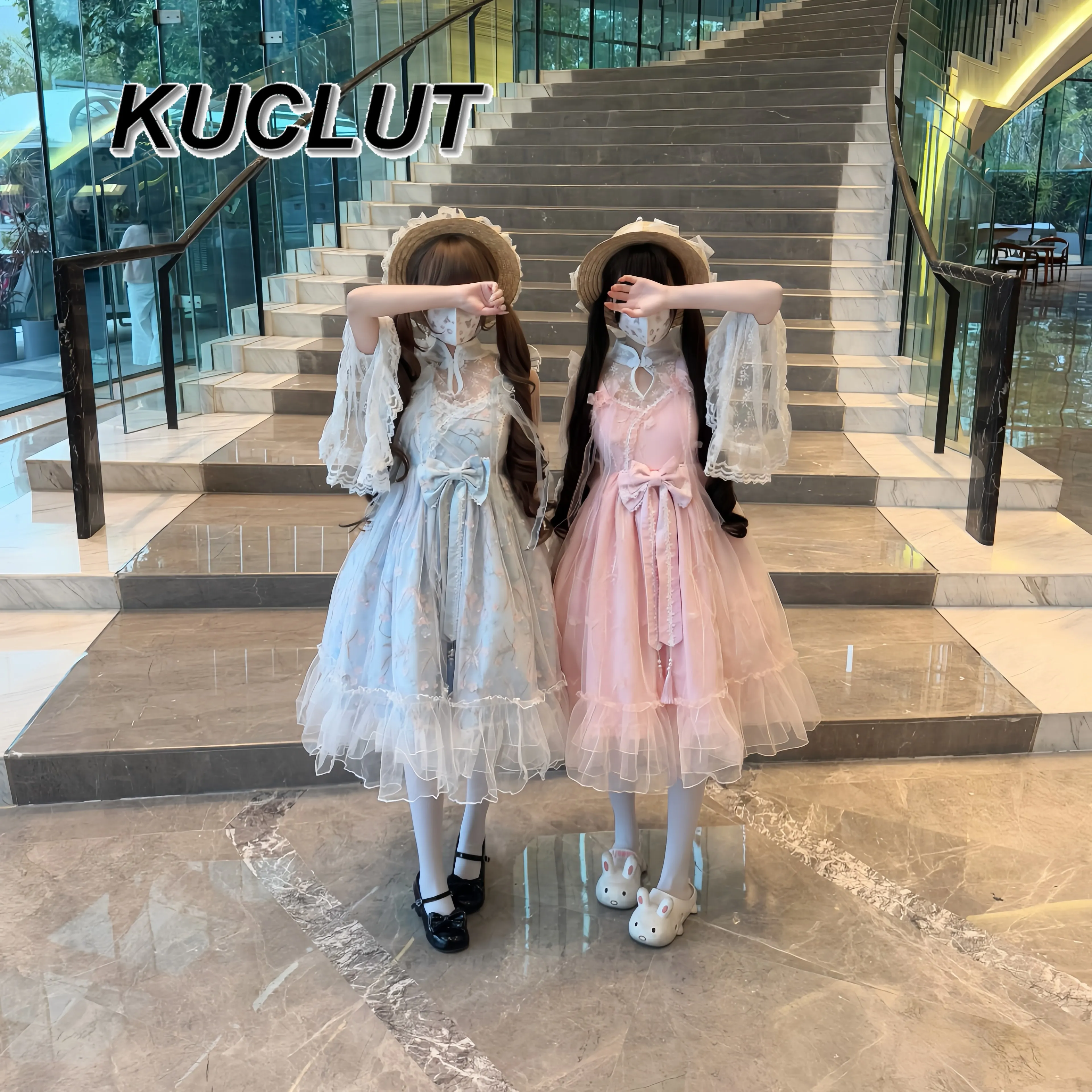 

Spring and Autumn Fashion Sweet Cute Women's Elegant Dresses Original Design Lolita Chinese Style Suspender Jsk Dress Femme