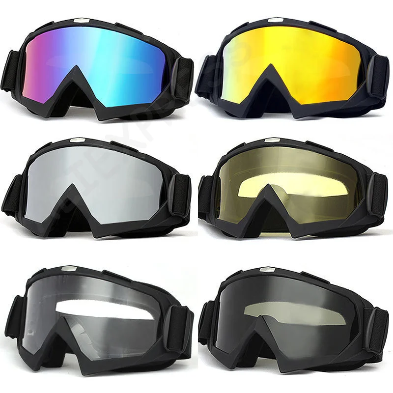 [G]Skiing Goggles Windproof Cycling Motorcycle Goggles Winter Anti-Fog Snowboard Ski Glasses Ski Mask Tactical Goggle Sunglasse