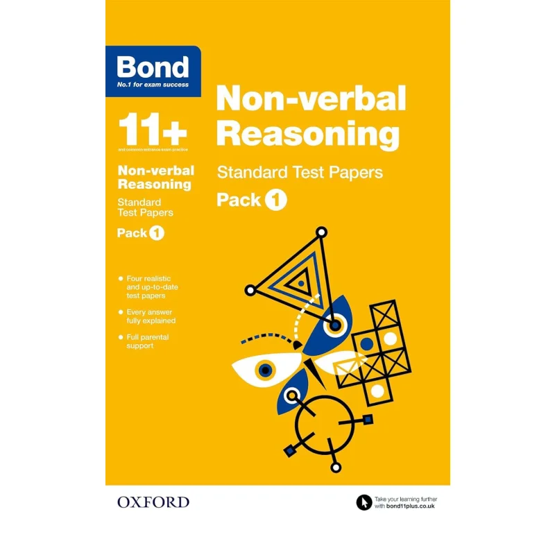 

Bond 11 Nonverbal Reasoning Standard Test Papers Pack 1 Bond 11 Oxford University Press 9780192740779 Book