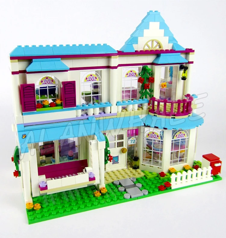 649pcs Vrienden Heartlake City Zomer Stephanie's Huis 10612 Model Bouwstenen Kinderen Kid Set Bricks Compatibel met