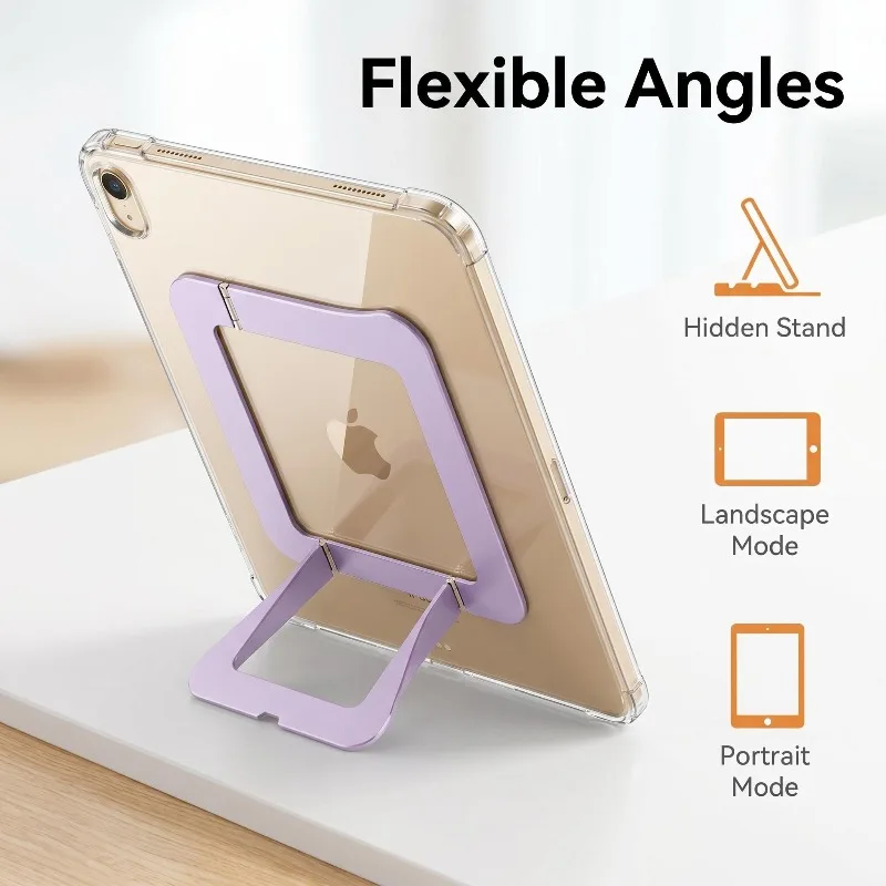 

Clear Anti-Bending for iPad Pro 11 2025 Case M5 M4 Hidden Square Stand Shockprooffor iPad Air 11 inch 11th 10th 10.9 mini 7 Case