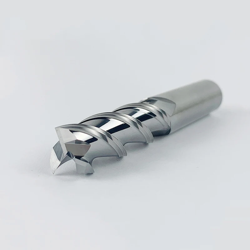 Hrc55 Tungsten Steel Milling Tool ​1-20mm Milling Cutter 3 Flute Carbide Flat End Mill for Aluminum Alloy and Wood