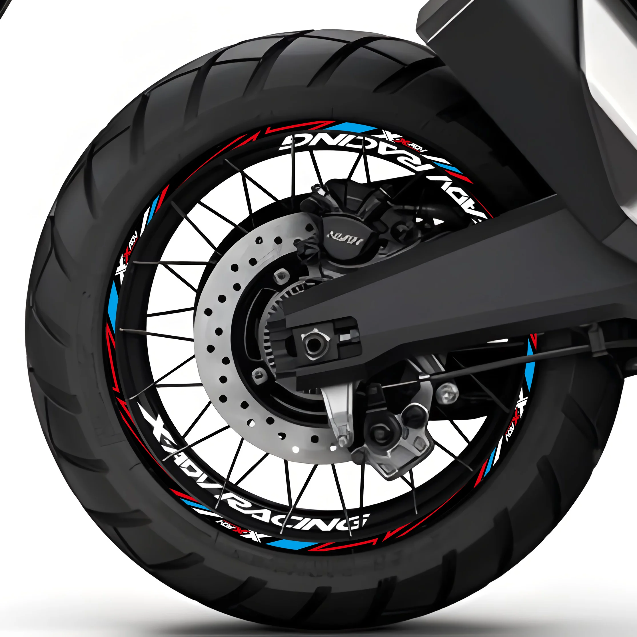 For HONDA X-ADV750 X ADV750 xadv 750 Accessories Reflective Motorcycle Wheel Sticker Hub Inner Decals Rim Stripe Tape