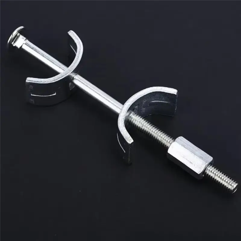 AS60-M6 Thread Bolt 10Pcs Countertop Benchtop Joiner Joint Connector Half Moon Shaped Bracket Dog Bone Fastener