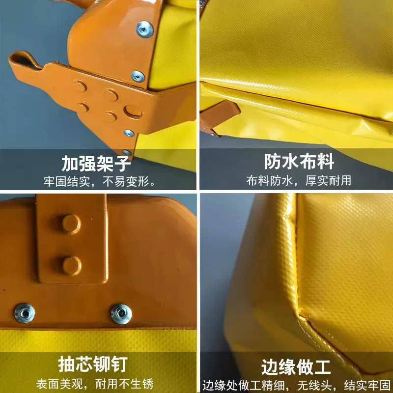 Electric Chain Hoist Replacement Chain Bag, Narrow & Wide Opening Chain Storage Bucket For Lifting Electric Crane Hoist Winch