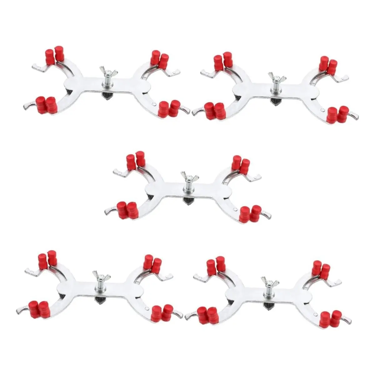 Y1509A J~Burette Clamp,Lab Clamp Retort Prong Jaw, Spring Loaded Jaws, Rubber Jaws Labs Universal, Holds Burettes Up to 100mL