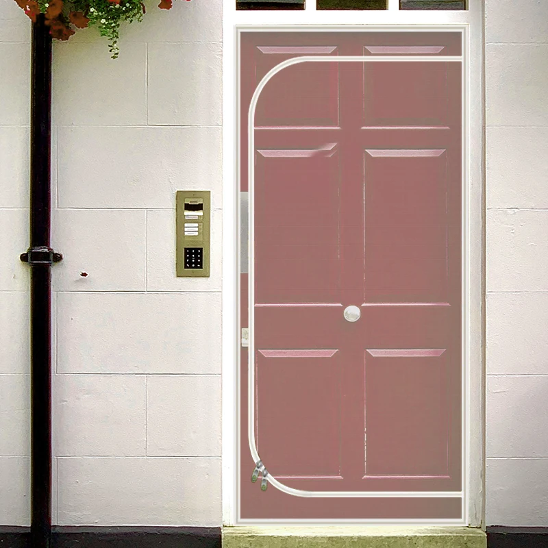 Cat Screen Door Heavy duty pet proof screen door with zipper to prevent dogs and cats from running out of your home Curtains