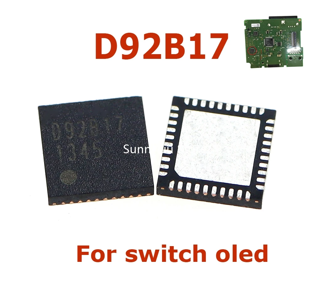 

10pcs D92B17 Audio Video Control IC For Switch Oled dock D92B17 Chip Video Base Main Board IC Base Audio Control