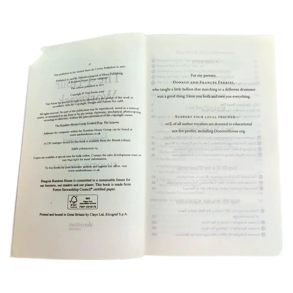أسبوع العمل لمدة 4 ساعات بقلم تيموثي فيريس باللغة الإنجليزية