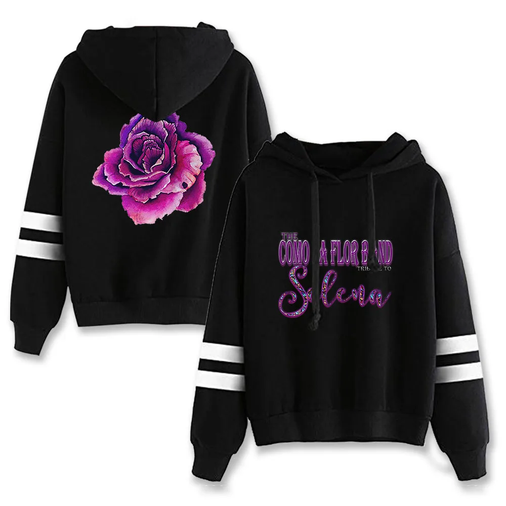 Selena Quintanilla-Sudadera con capucha de algodón para mujer, ropa de calle con estampado de texto, holgada, Harajuku, combina con todo, tops Unisex