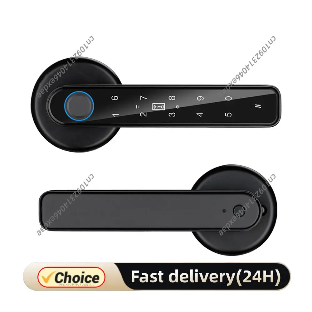 

Умный дверной замок с биометрическим сканером отпечатков пальцев, паролем и ключом, управление через приложение TTLOCK, аварийная зарядка Type-C для дома, офиса, стеклянных дверей