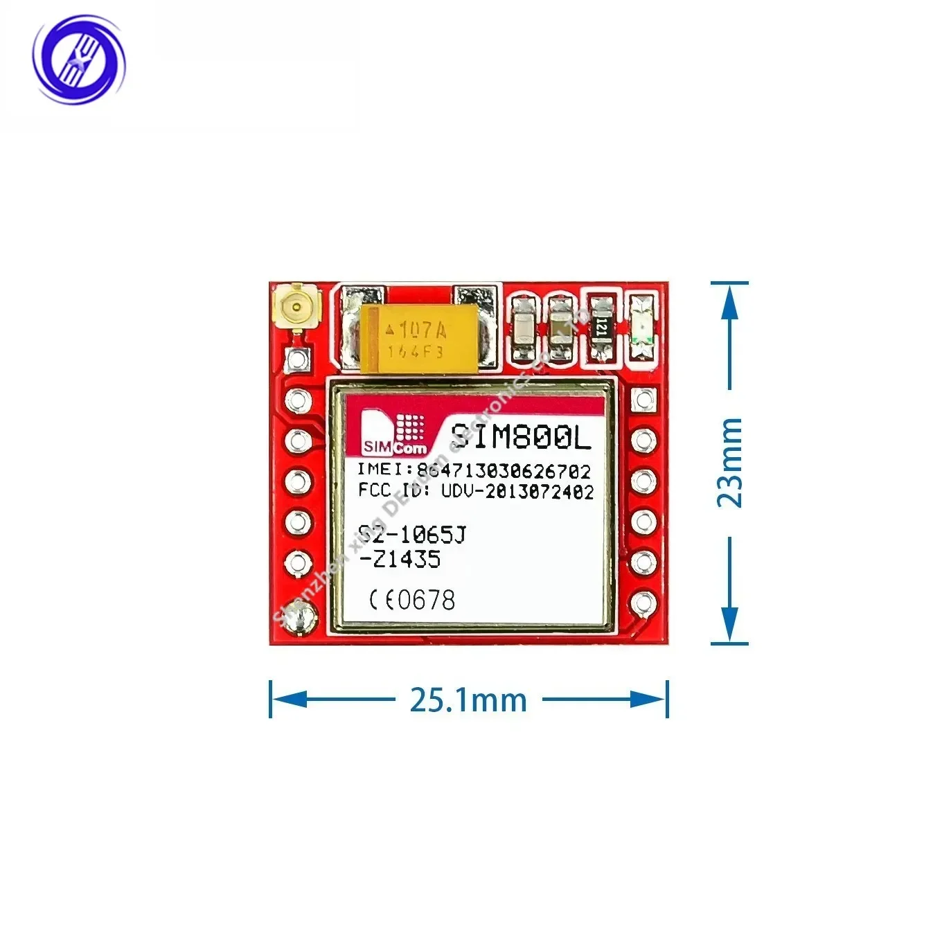 100pcs gsm module Smallest SIM800L GPRS GSM Module MicroSIM Card Core BOard Quad-band TTL Serial Port For arduino