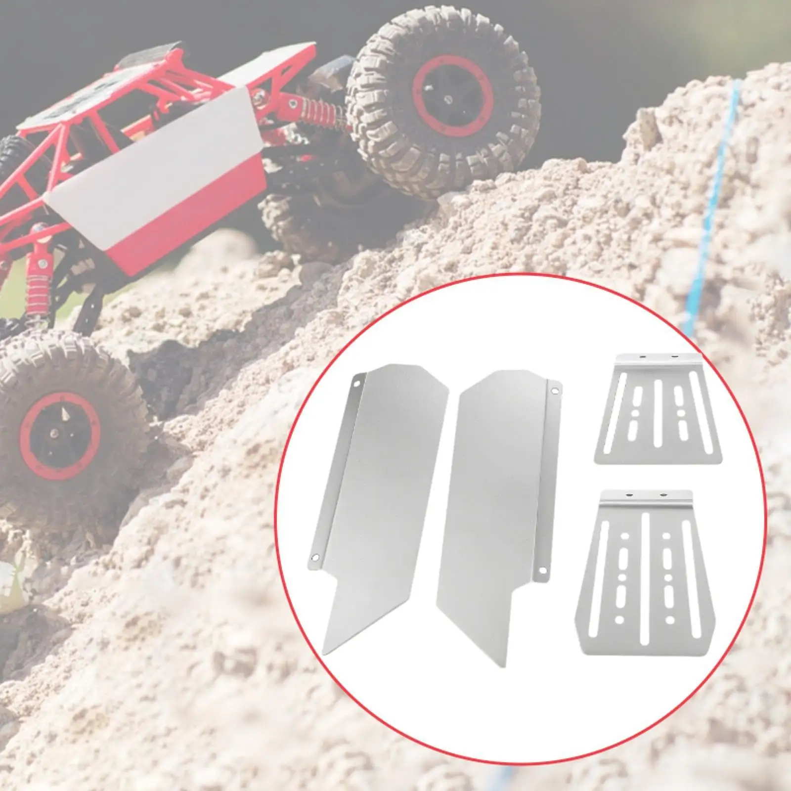 RC Car Chassis Protection Guard Plate Protector Robuste Chassis-Rüstung für M12