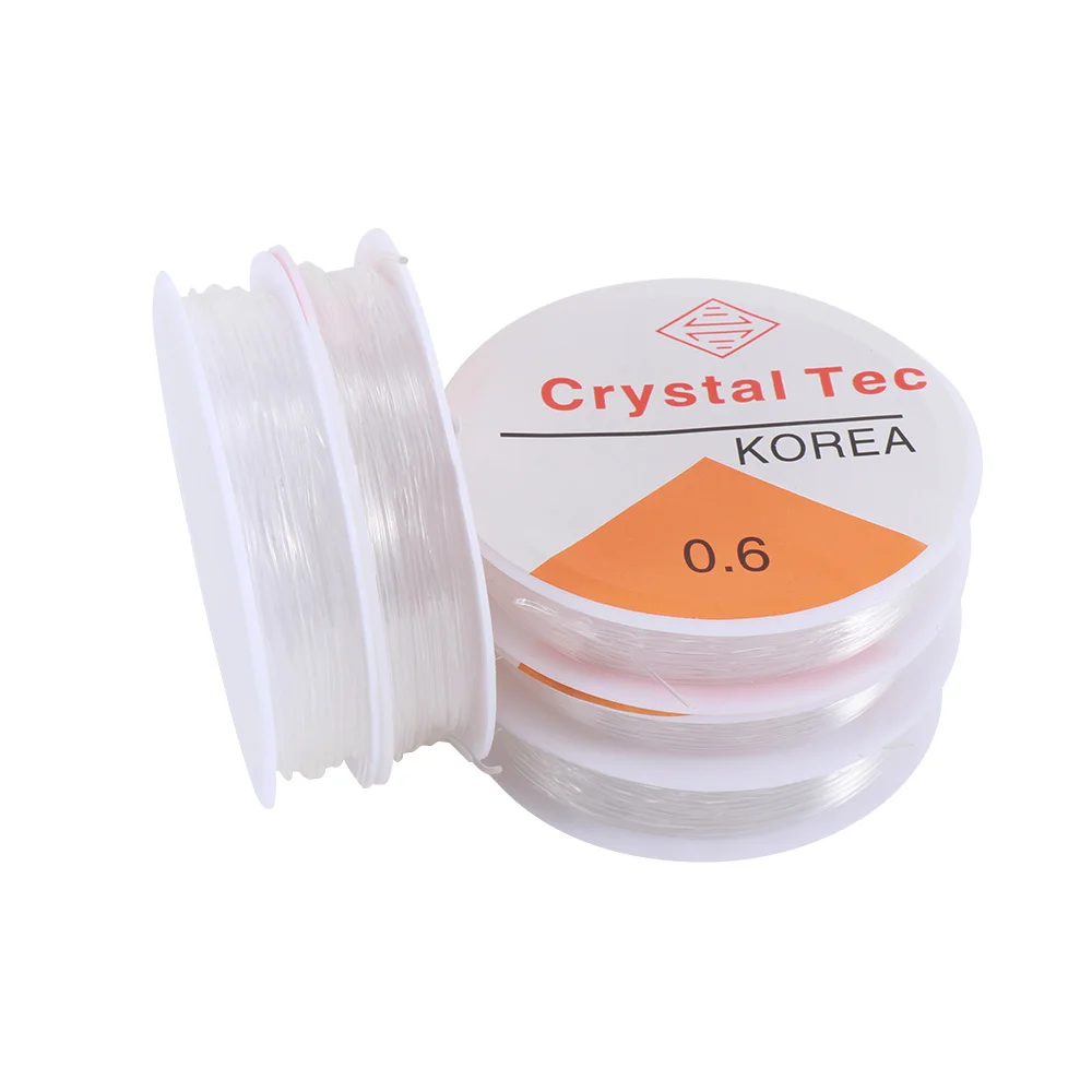 Roll Line Handmade DIY Bracelet&Necklace Accessories 0.5-1.0MM Thread Crystal Rope Jewelry Making Transparent Wire Beading Cord