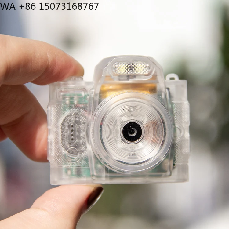

Transparent Case 1080P Video Mini Retro Vintage Keychain Digital Pocket Size Flash Small