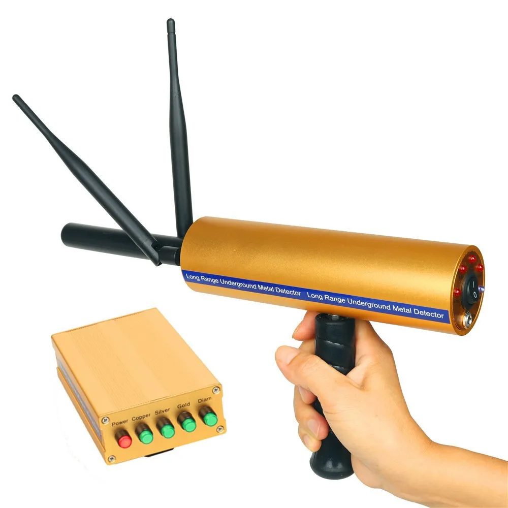 Remote handheld underground metal detector, gold, silver, copper and gemstone detector