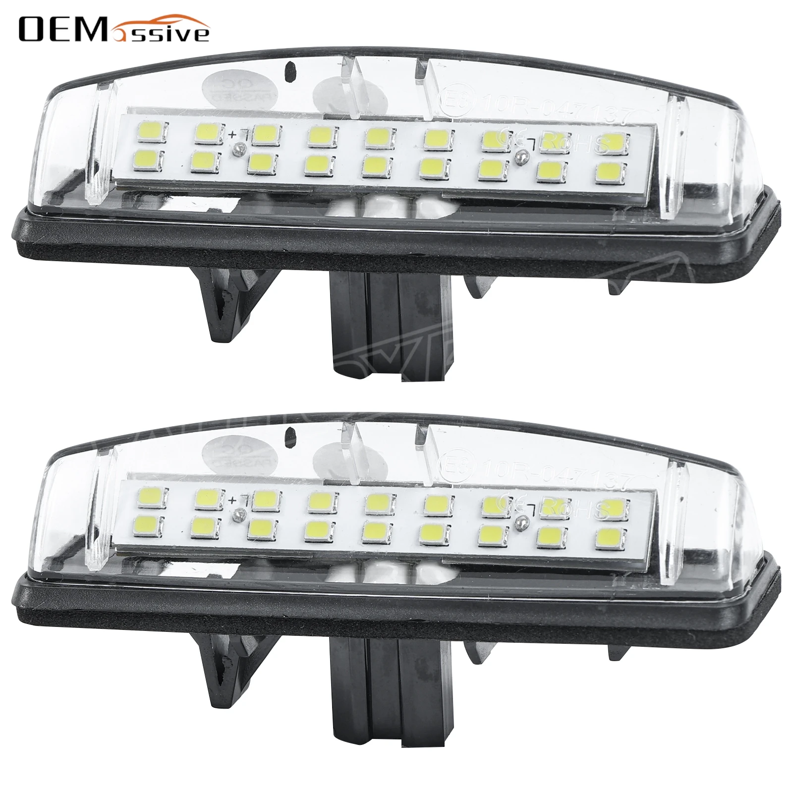 2Pcs Rear Lamp 18LED License Number Plate Light Lamps For Lexus IS200 300 RX300