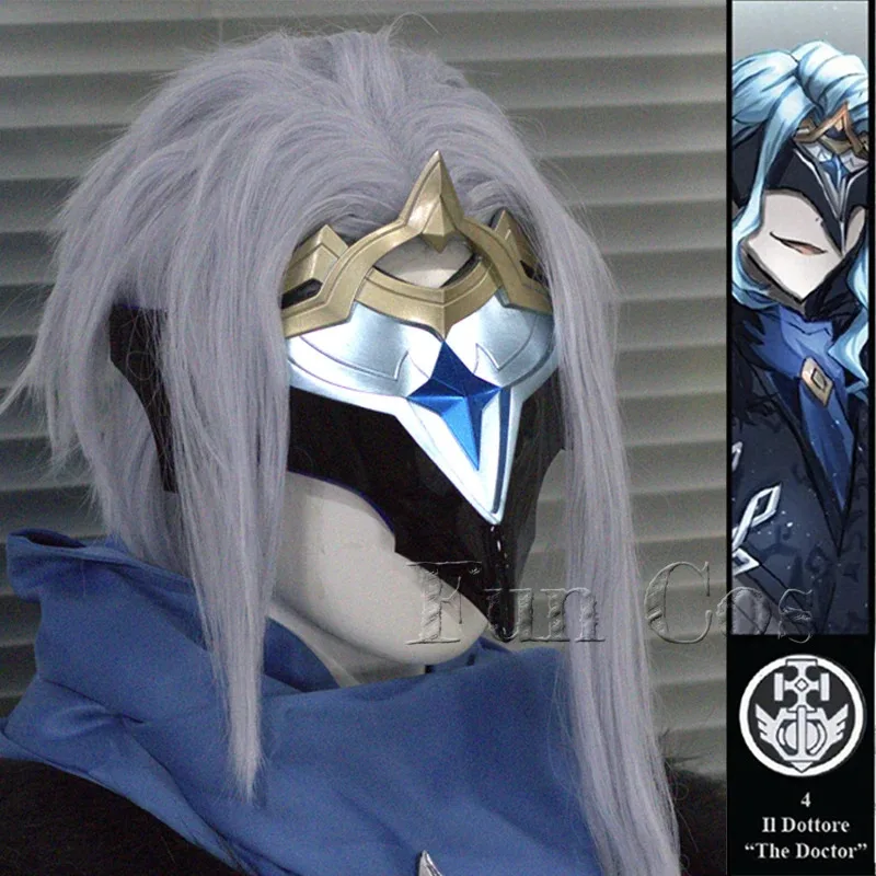

Genshin Impact Cosplay Il Dottore Mask The Doctor Face Shield Eleven Fatui Harbingers Accessories Sumeru Akademiya Mask Gifts