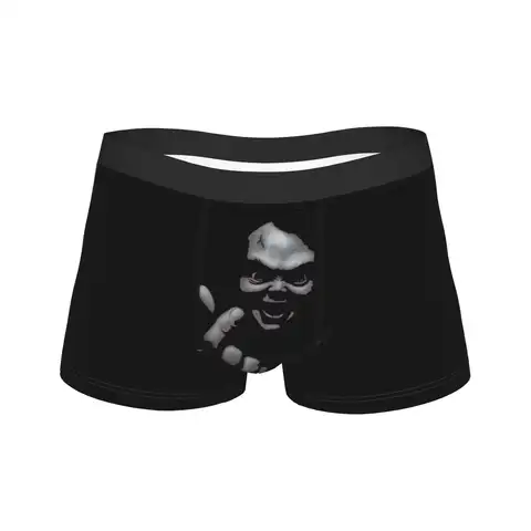 Bride Of Chuckys Underwear  Comfortable Panties Pattern Shorts Briefs For Man Pouch Plus Size Boxer Shorts