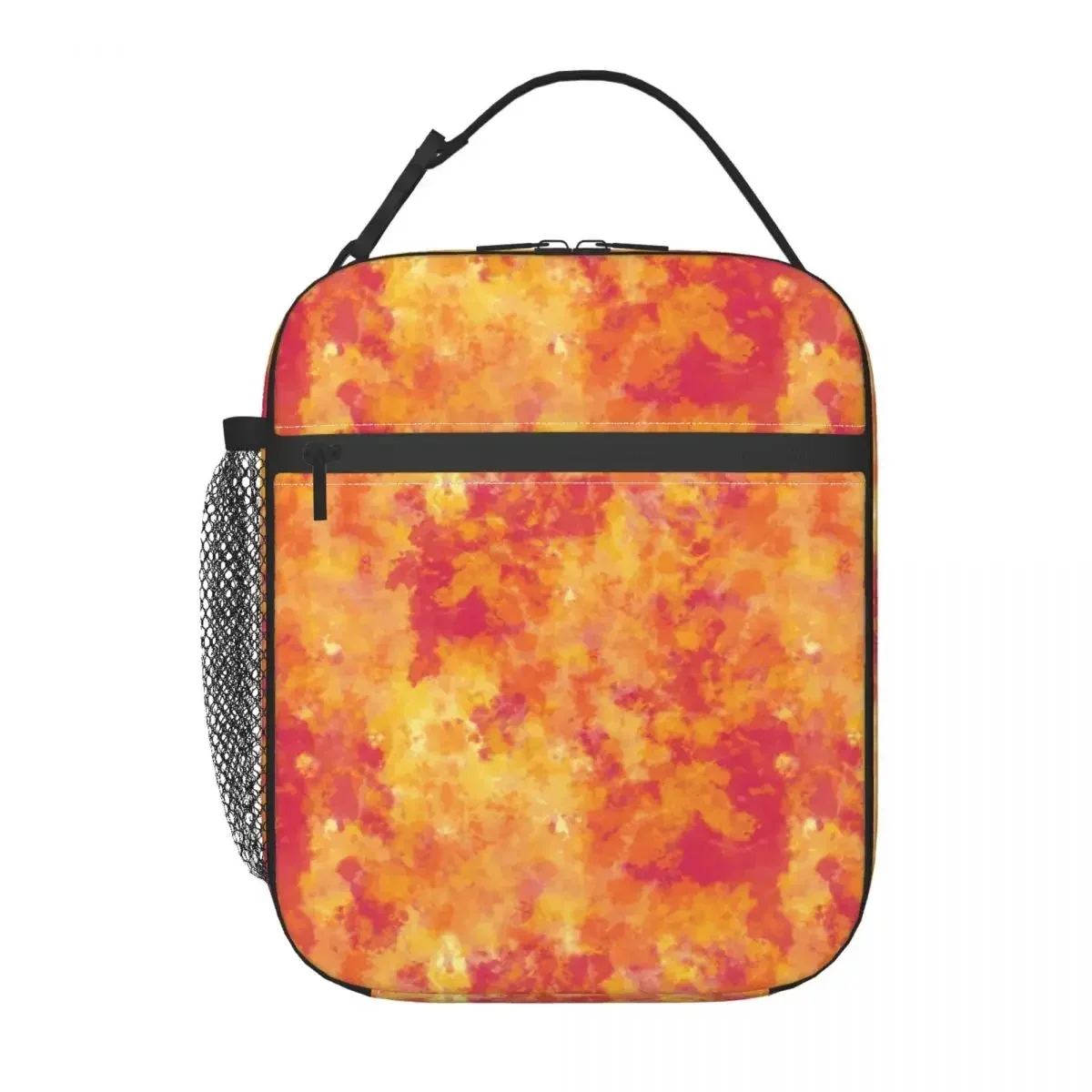 Colorful Summer Tie Dye Pattern Insulated Lunch Bag for Outdoor Picnic Waterproof Thermal Cooler Lunch Box Women Children