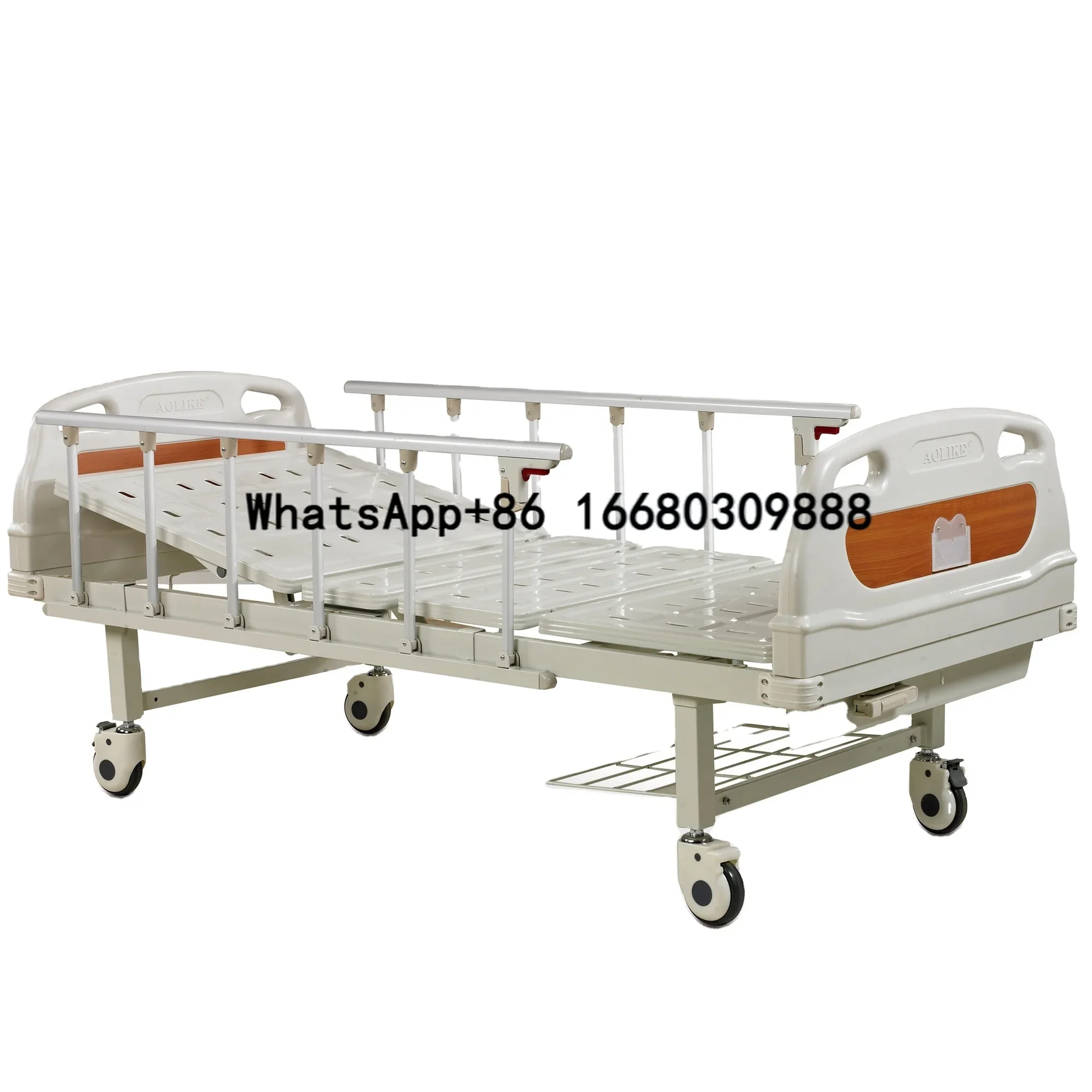 

Bestseller Manual Medical Bed with Two Cranks Good Price Hospital Furniture ISO Certified Two Functions