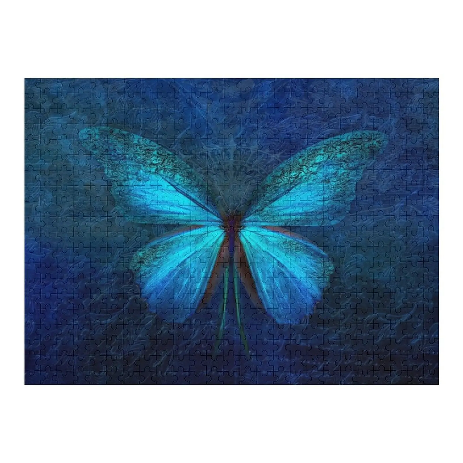 

Головоломка с синей бабочкой, персонализированные детские подарки, лес для взрослых, индивидуальные игрушки для детей, головоломка