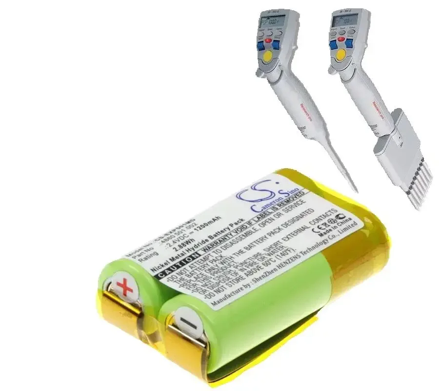 

Cameron Sino 1200mAh Electronic Pipettor battery for Eppendorf Research Pro,4860,Research Pro Electronic Pipette. Single and Mul