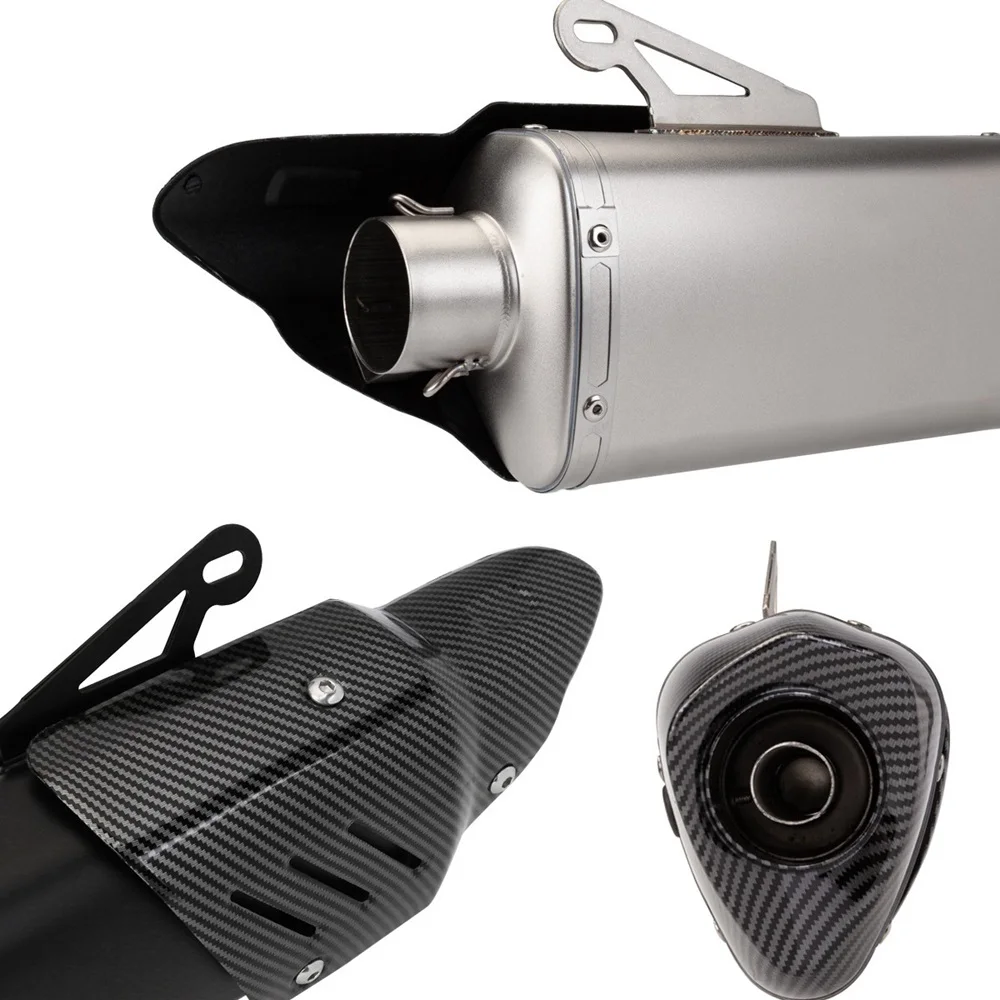 For Ninja z900 zx6r zx4r z400 R7 Motorcycle modify motocross Motorcycle Pipe Muffler universal motorcycle Exhaust muffler 51MM