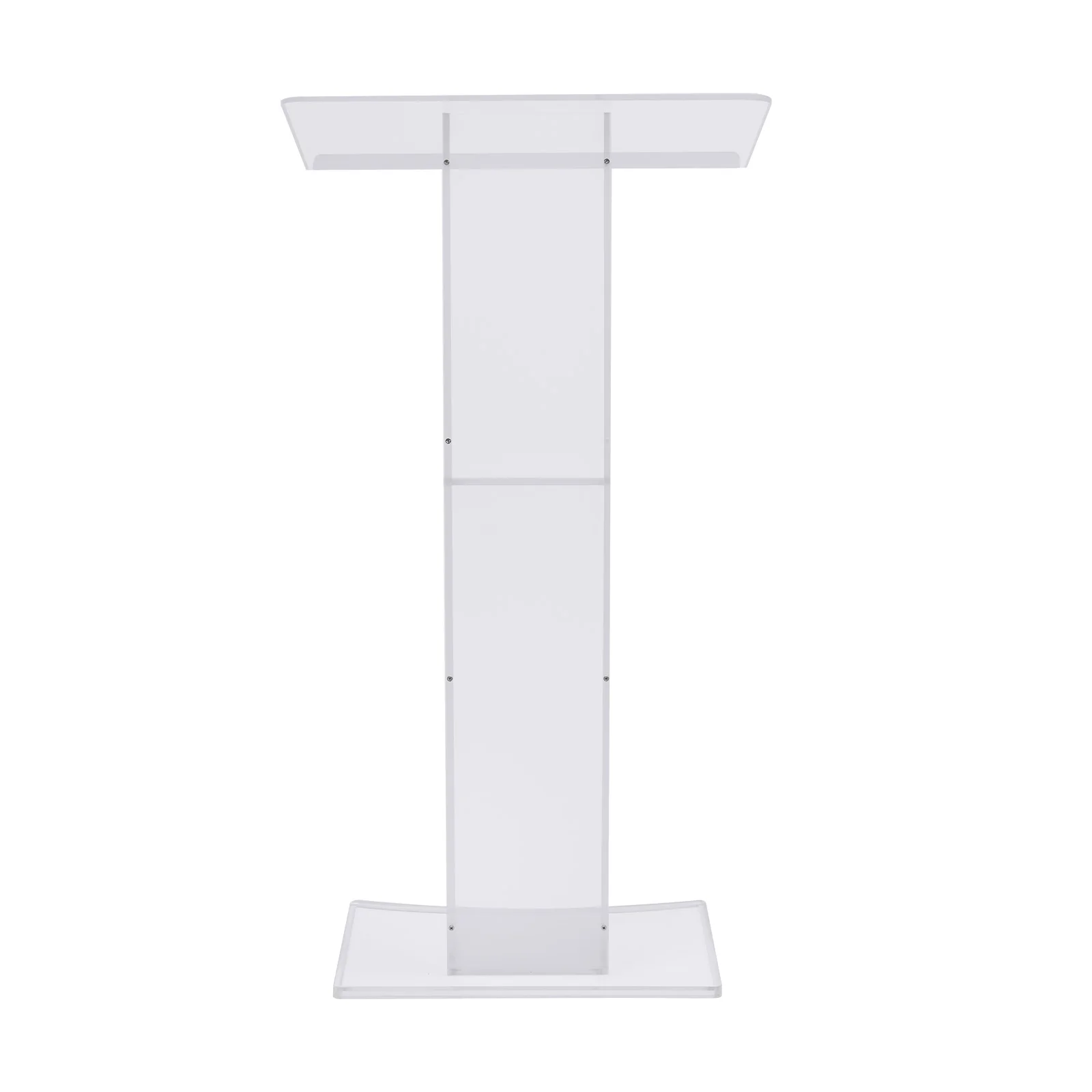 Transparant acryl gebogen podium