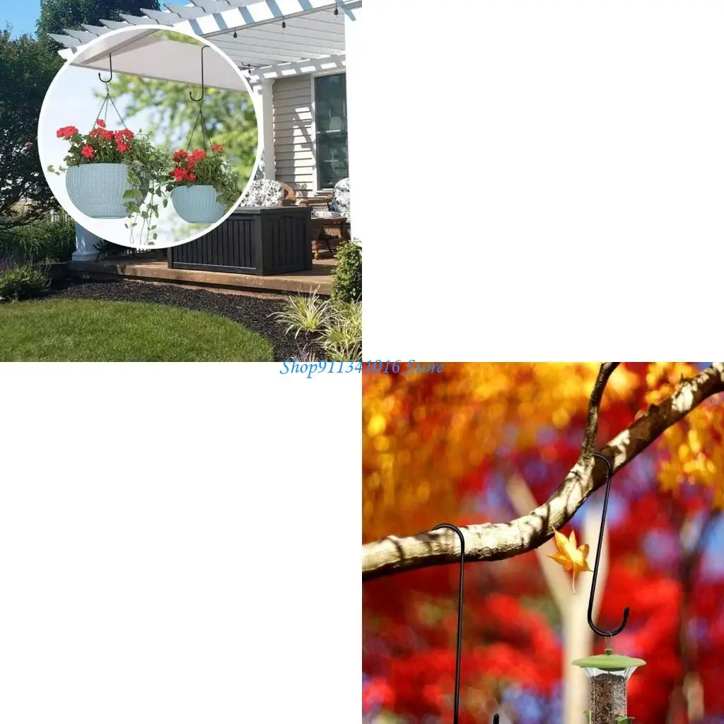 

S Hanging Hook Heavy Duty S Hanger Metal Kitchen Pot Rack Hooks for Hanging Plants Pan Cups Bags Jeans Towels